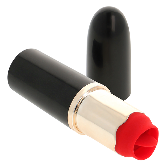 Rossetto Ohmama con stimolatore sex toy ricaricabile con lingua vibrante