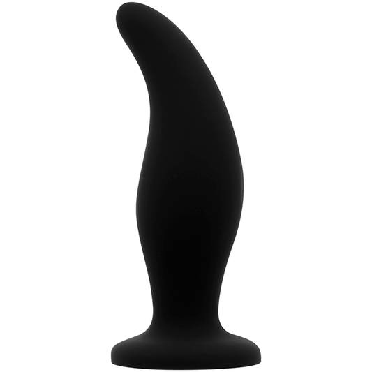 Ohmama curved point p anal dildo plug silicone beads prostate massager p-spot