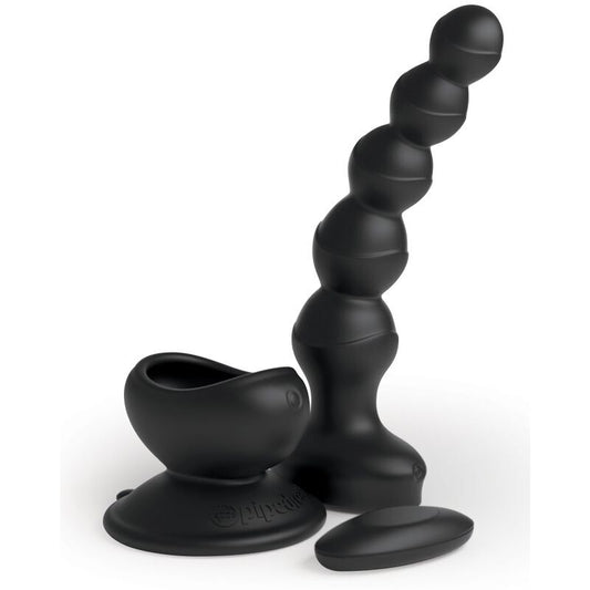 3Some Wand-Banger-Perlen-Sexspielzeug, vibrierendes Massagegerät, aufregendes Silikon – schwarz