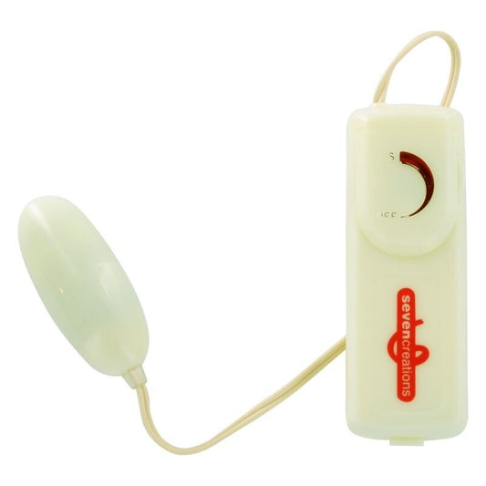 Sevencreations multispeed vibrating egg glow in the dark sex toy women
