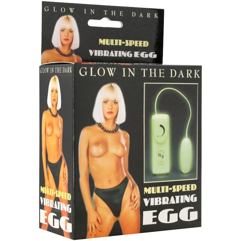 Sevencreations multispeed vibrating egg glow in the dark sex toy women