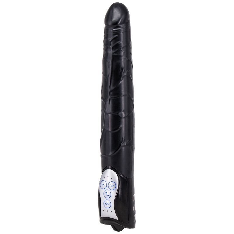 Dildo realistic vibrator sevencreations long john sex toy black up&down function