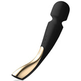 Lelo Smart Wand 2 schwarzer Massagedildo für weibliches Sexspielzeug, Vibrationsstimulation des G-Punkts