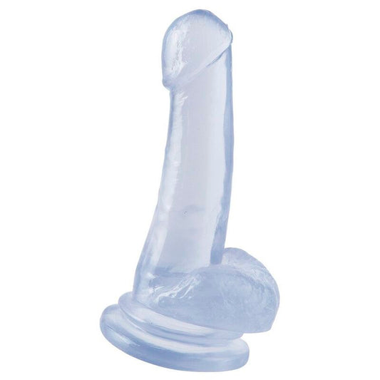 Basix Rubber Works Jelly Penis transparenter Saugnapf 18 cm