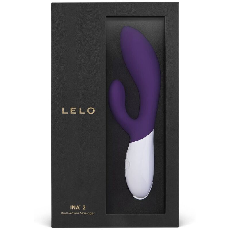 Multispeed-Vibrator Lelo Ina Wave 2 Kaninchen weibliches Sexspielzeug für Erwachsene, Massagegerät, Pflaume