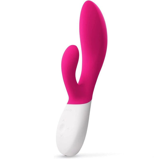 Multispeed vibrator lelo ina wave 2 rabbit female adult sex toy massager cherry