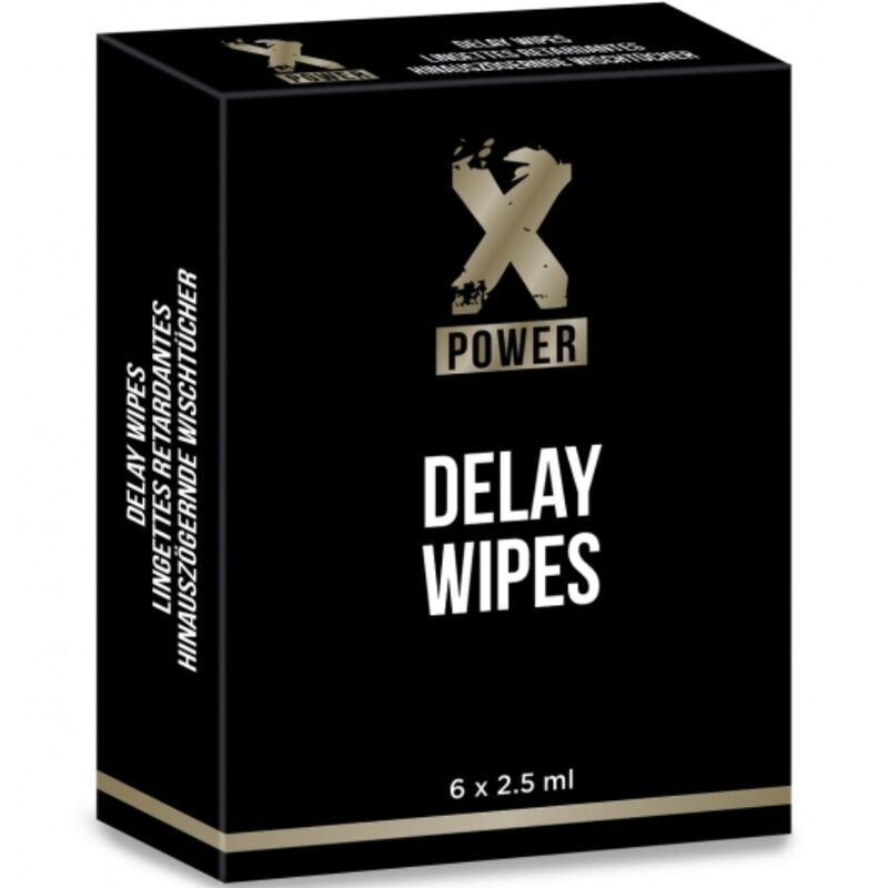 Xpower delay wipes retardant wipes 6 units