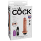 Dildo squirting 15.24cm king cock ultra realistic
