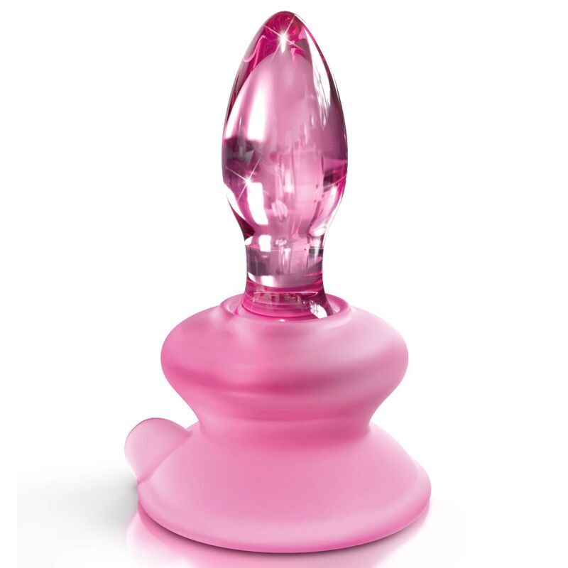 Icicles glass plug number 90 silicone suction cup base