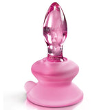 Icicles glass plug number 90 silicone suction cup base