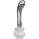 Icicles number 88 dildo crystal with suction cup glass massager