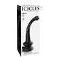 Icicles number 87 hand blown glass massager with suction cup