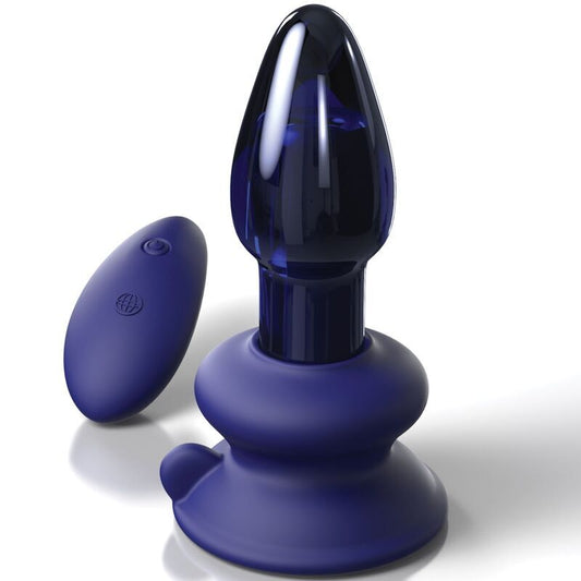 Ghiaccioli numero 85 plug anale in cristallo ventosa telecomando prostata maschile
