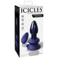 Icicles number 85 crystal anal plug suction cup remote control male prostate