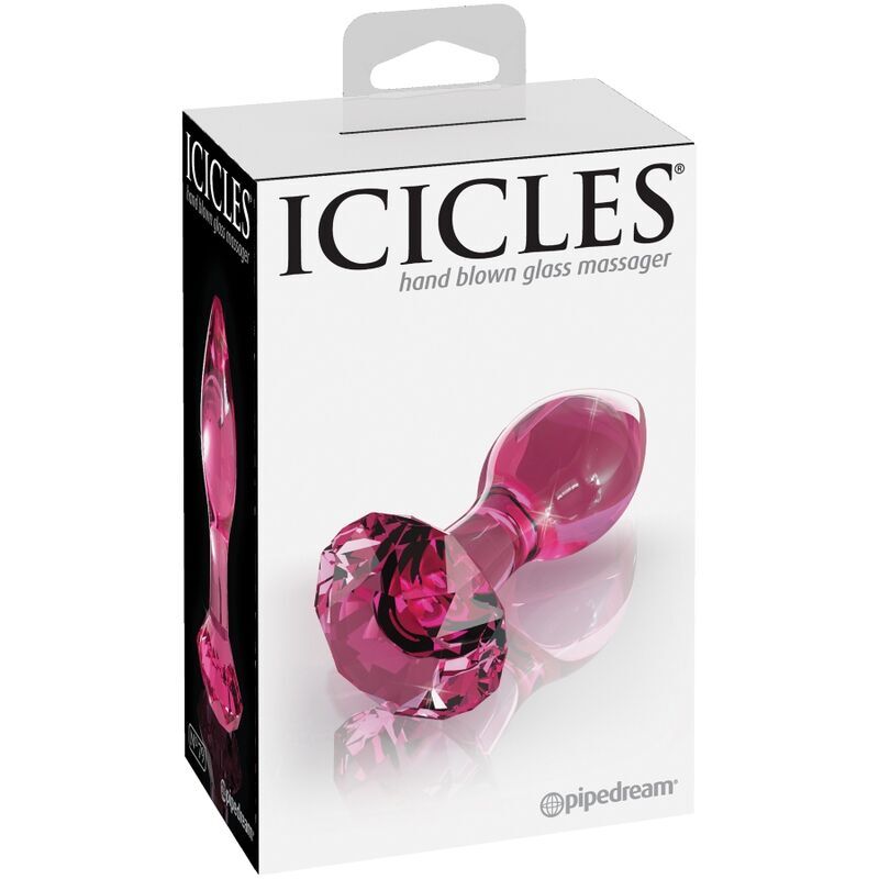 Women sex toy Icicles number 79 hand blown glass plug massager luxury