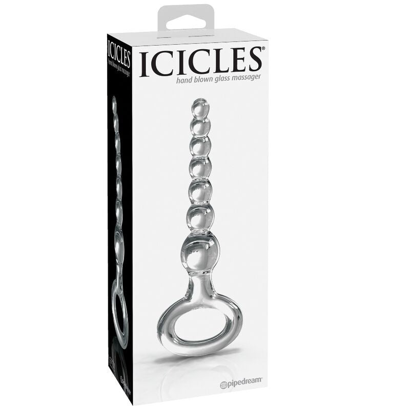 Icicles number 67 plug hand blown glass plug anal sex toy for women men