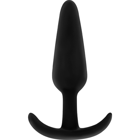 Ohmama silicone anal plug with small handle sex toy black women men