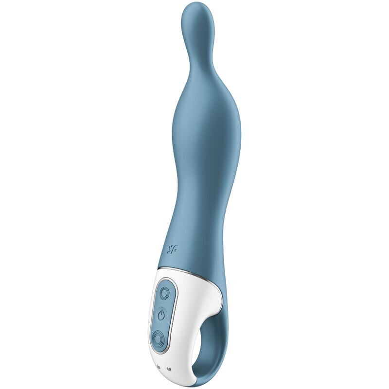 Soddisfattore femminile con vibratore, stupefacente 1 vibratore del punto, giocattoli sessuali, clitoride del punto G blu