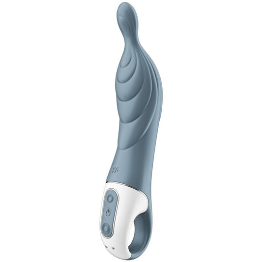 Stimulation Frau Klitoris G-Punkt Satisfizer a-mazing 2 A-Punkt-Vibrator grau