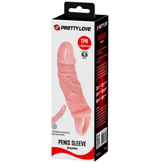 Baile penis extender sheath with strap for testicles 13.5cm