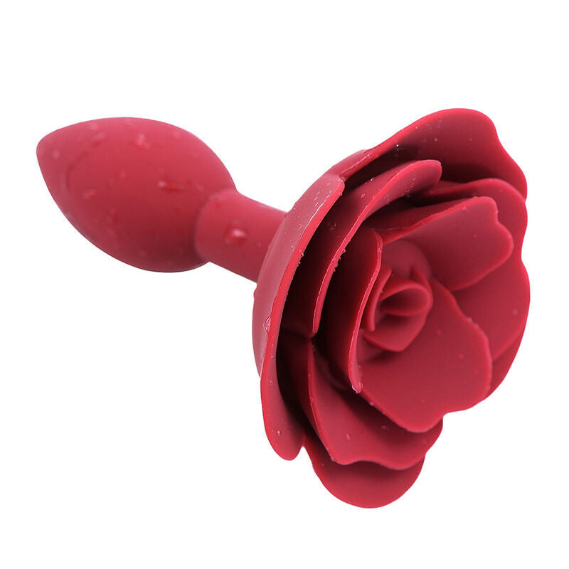 Rose analplug ohmama fetish silicone anal plug for female sex toys woman stopper