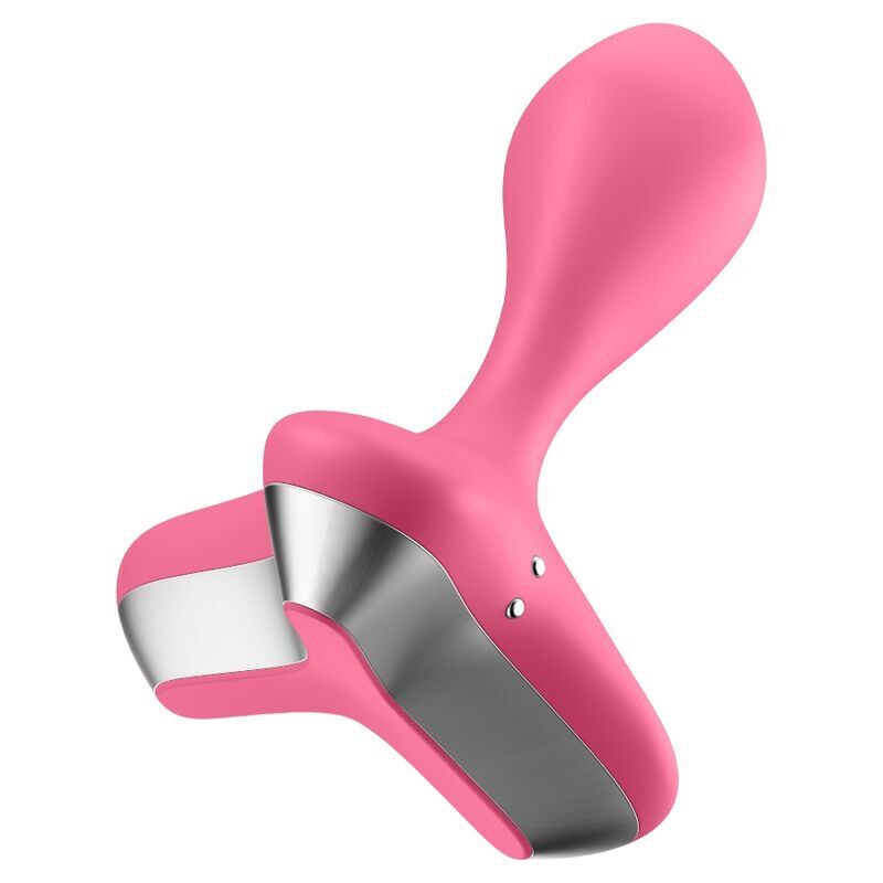 Anal plug vibrator wireless prostate butt plug toy satisfyer game changer pink