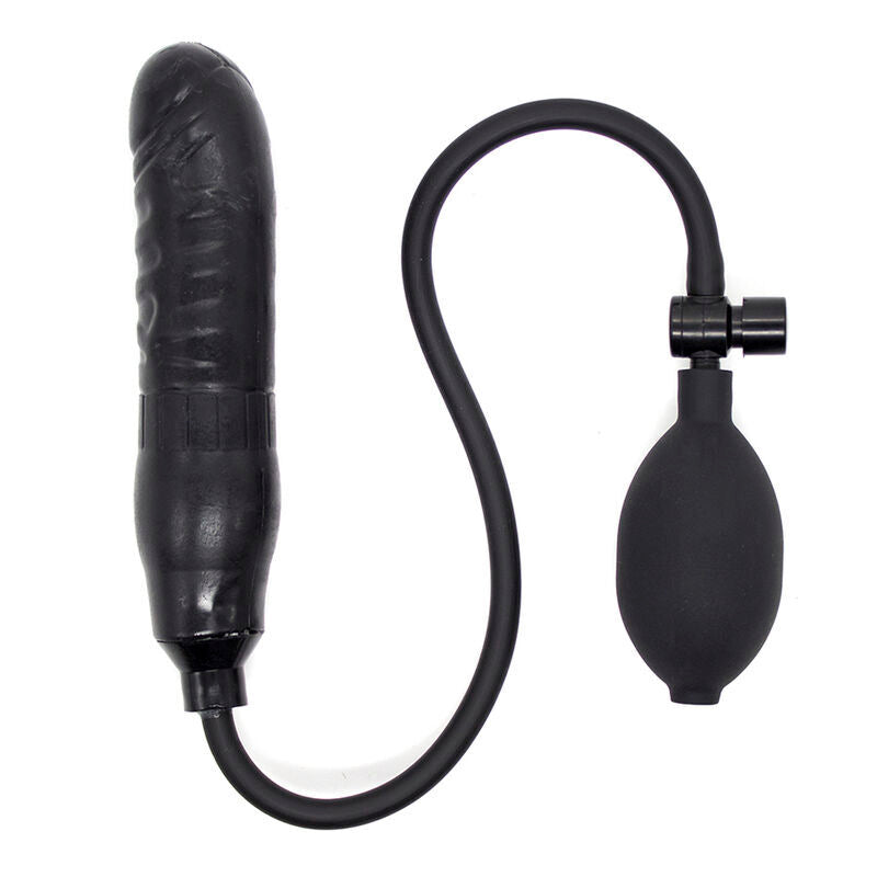 Women inflatable dildo pump penus anal butt plug sex toy g-spot stimulant ohmama