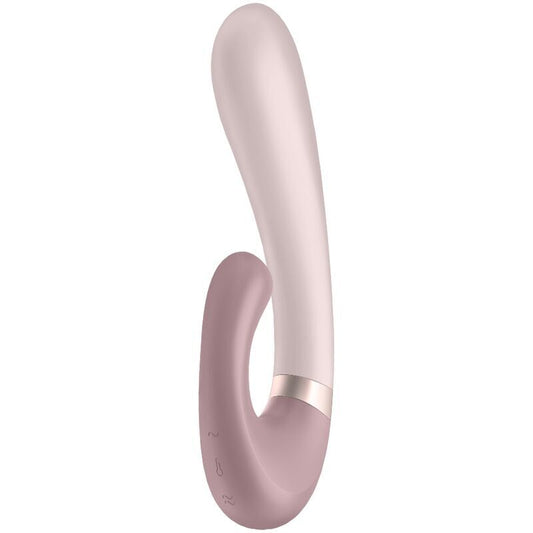 I giocattoli sessuali vibranti per clitoride senza fili impermeabili soddisfano il vibratore a onda di calore rosa