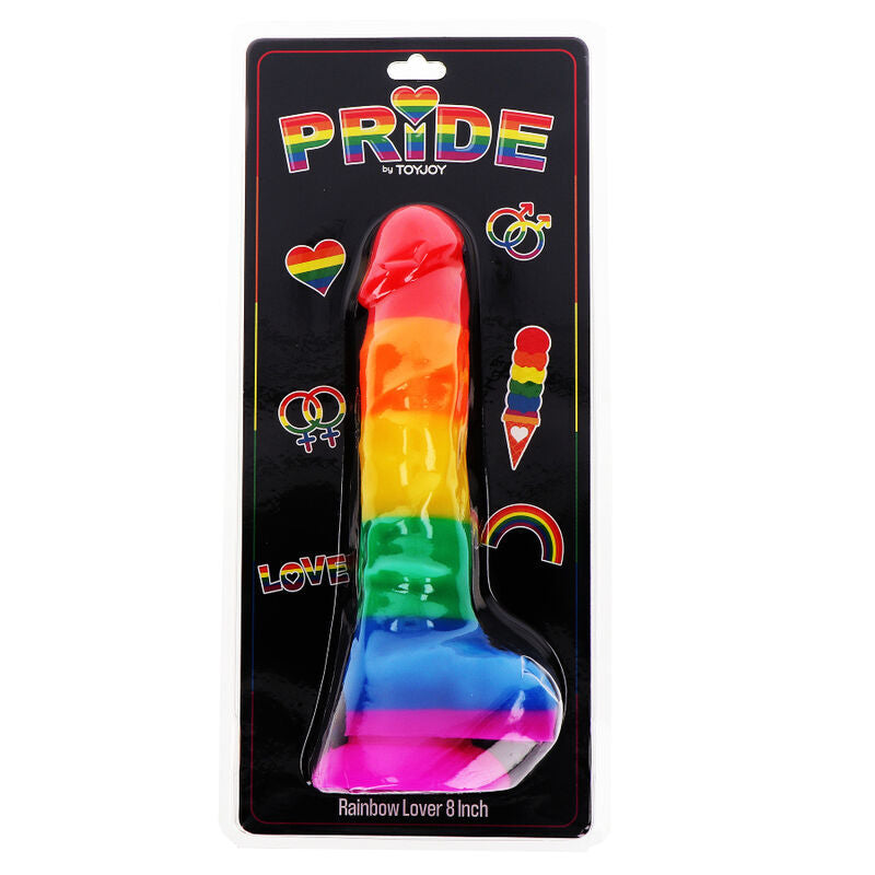 Pride – LGBT-Flaggen-Dildo, 16 cm, Regenbogen-Liebhaber-Sexspielzeug