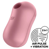 Satisfyer cotton candy air pulse stimulator vibrator pink clitoral stimulation sex toy