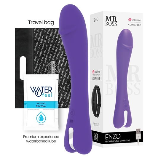 Mr Boss Enzo Sexspielzeug Vibrator Frauen Watchme Wireless-Technologie kompatibel