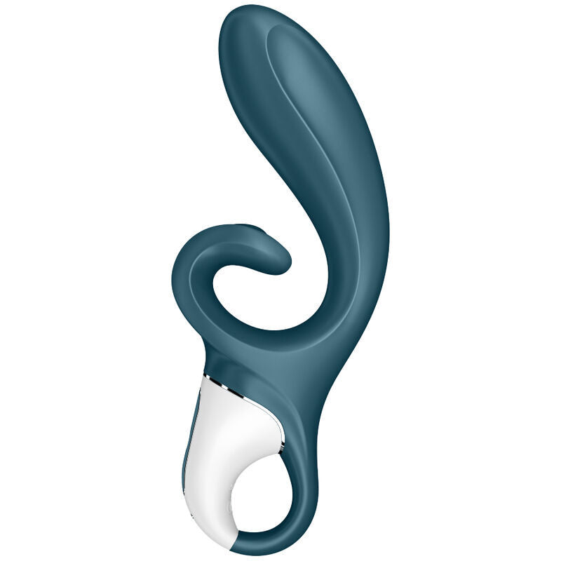 Satisfyer abbraccio me coniglio vibratore app blu Sensuale giocattolo sessuale per la stimolazione del clitoride del punto G