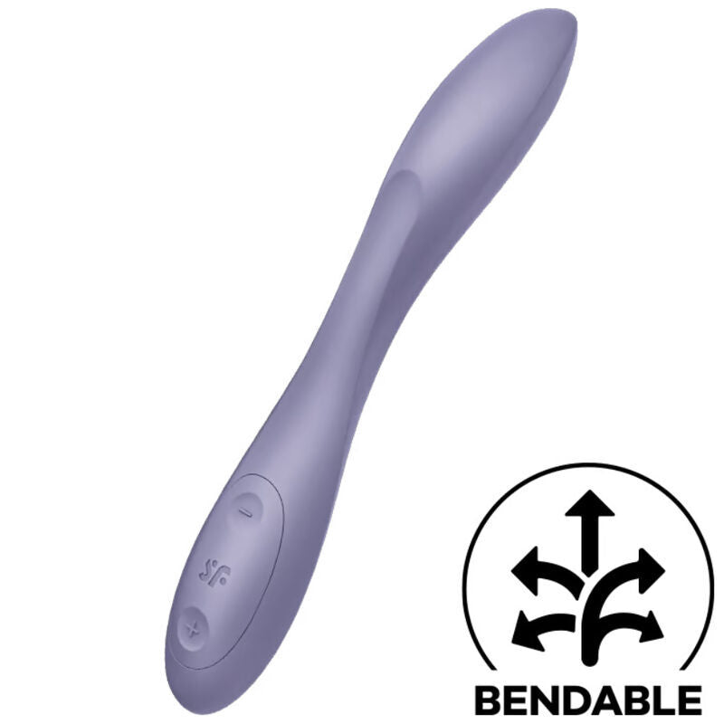 Satisfyer G-Punkt Flex 2 Multivibrator Lila stimuliert den G-Punkt-Klitoris-Sexspielzeug flexibel