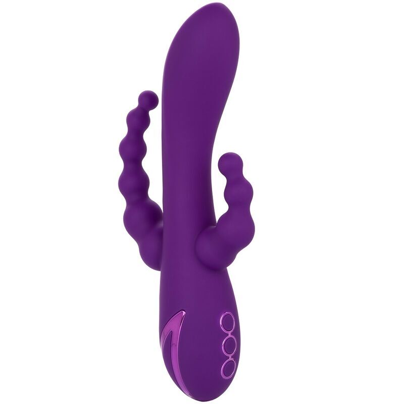 Calex long beach bootylicious purple massager vibration g-spot sex toy