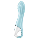 Satisfyer air pump vibrator 5+ inflatable g-spot blue vibrator app sex toy
