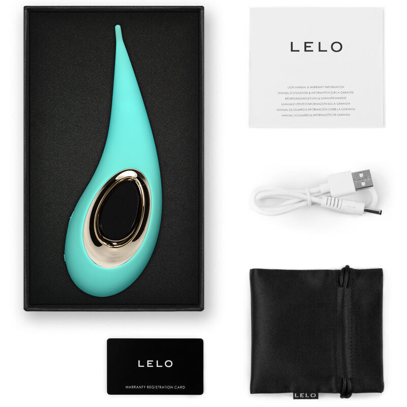 Sex toy clitoral stimulator lelo dot aqua vibrator women massager