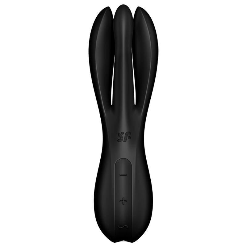 Satisfyer Threesome 2 Vibrator Schwarz Sexspielzeug Klitoris Stimulation Wasserdicht