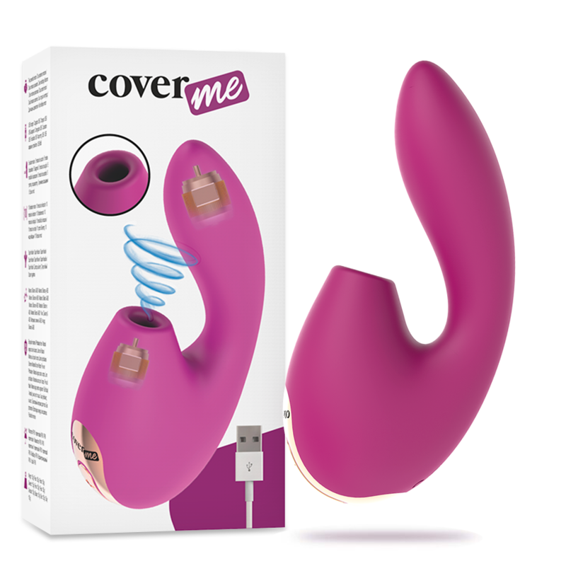 Coverme clitoral & g-spot stimulation rush sex toy super flexible vibrator