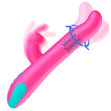 Happy loky pluto rabbit vibrator&rotator compatible with watchme wireless technology