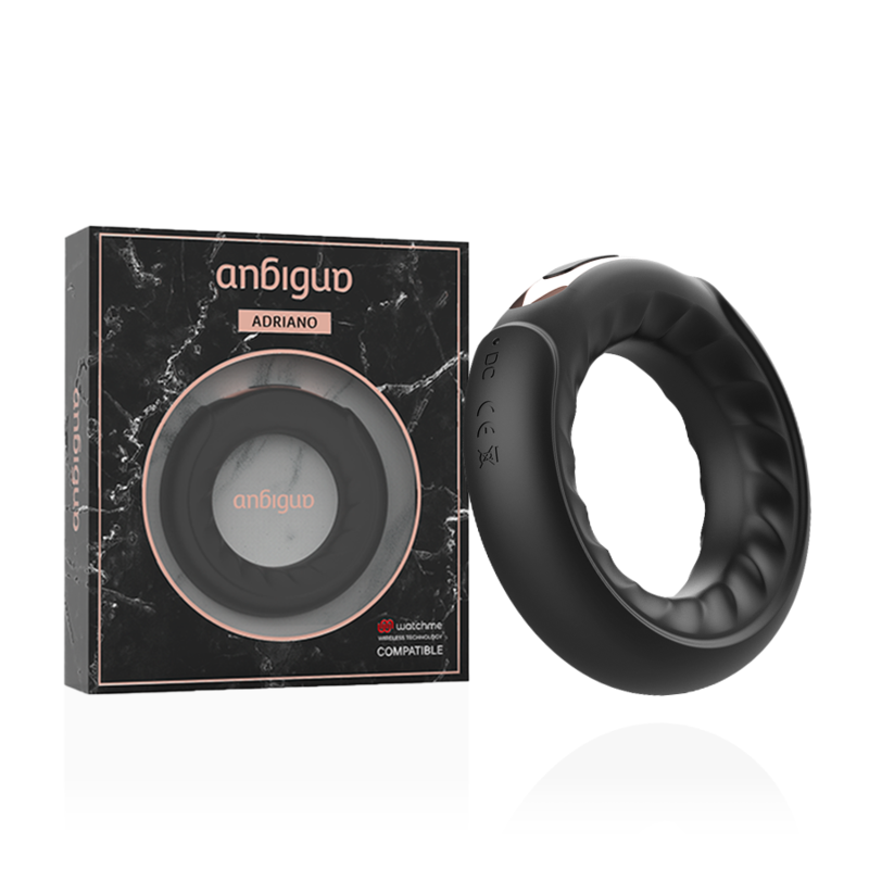 Anbinguo adriano vibrating ring watchme wireless technology compatible sex toy