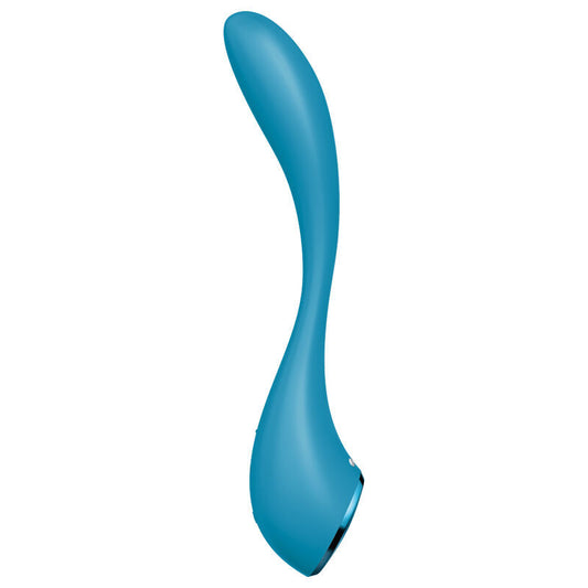 Satisfyer g-spot flex 5 multi vibrator blue sex toy intense g-spot stimulation