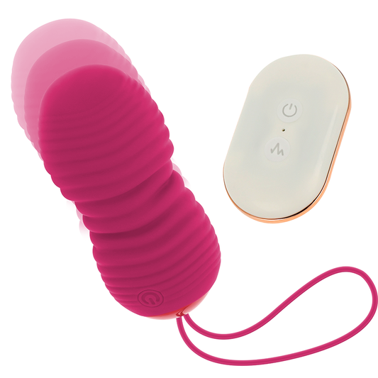 Ohmama Egg telecomando su e giù 7 modalità sex toy vibrante stimolatore del punto G rosa