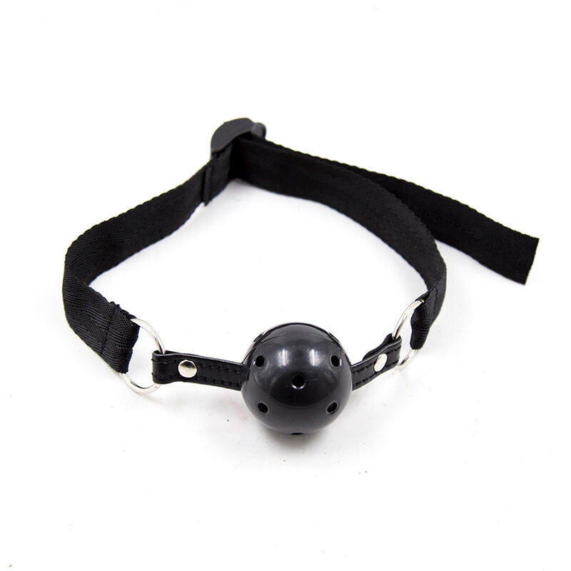 Ohmama fetish ball gag nylon strap ball jaw with vents sex toys bondage adult