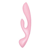 Satisfyer triple oh multivibrator sex toy pink bunny stimulation g-spot clitoris