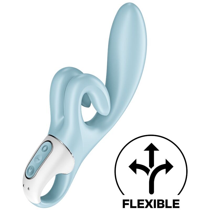Satisfyer touch me rabbit vibration blue g-spot and clitoral stimulation sex toy