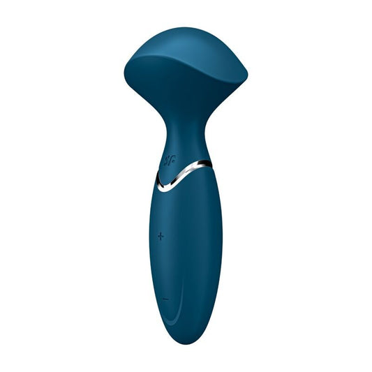 Satisfyer mini wand-er blue vibrator sex toy beginners stimulate the clitoris