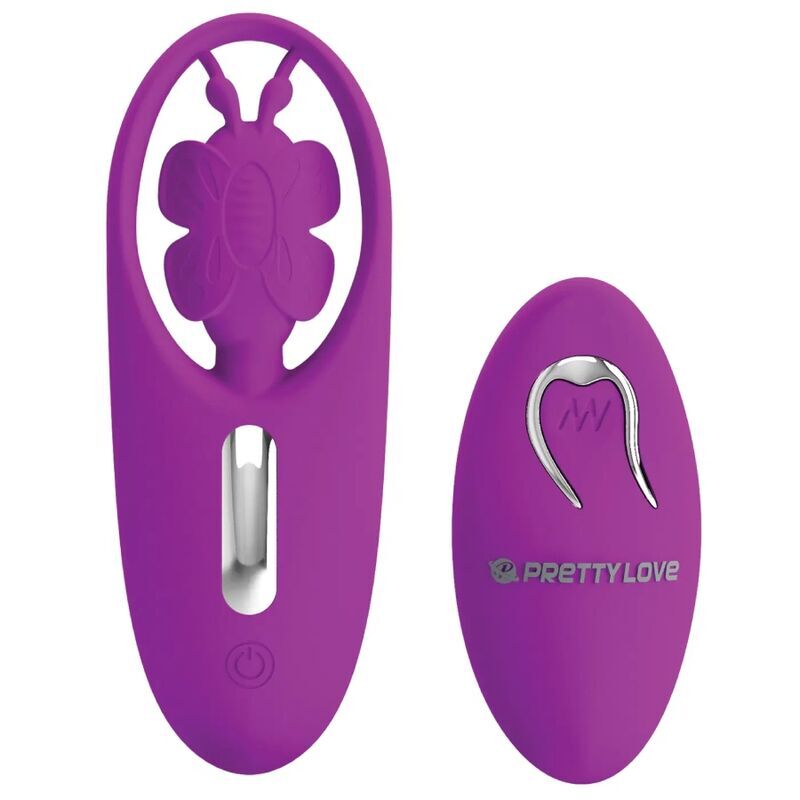 Pretty love dancing butterfly panty stimolatore clitorideo vibratore telecomando viola