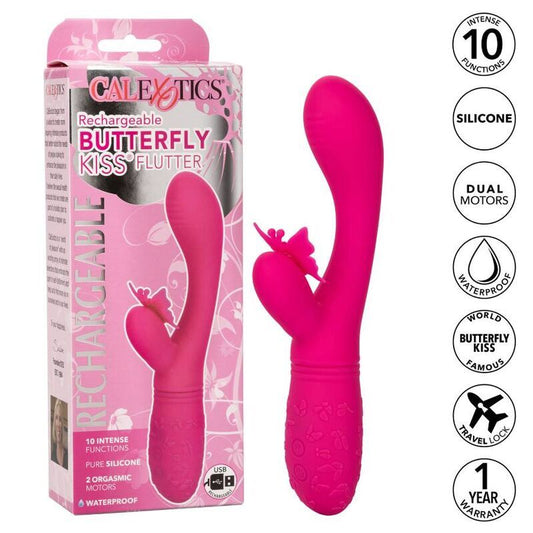 California exotics butterfly kiss flutter pink g-spot stimulator sex toy