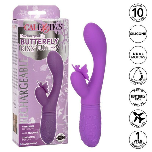 California exotics butterfly kiss flutter violet sex toy massager stimulator