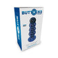 Buttocks by toyjoy the radiant vibrating glass butt plug sex toy beads anal plug